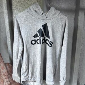 Women’s Adidas Light Gray Hoodie